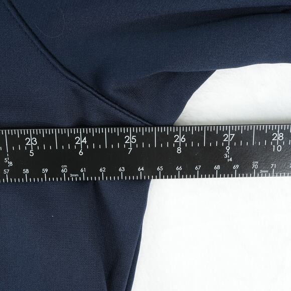 Fila Sport Hoodie Jacket Mens XL Navy Blue Full Zip Athletic Performance Tech - Picture 8 of 9